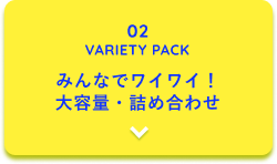 02 VARIETY PACK �݂�ȂŃ��C���C�I��e�ʁE�l�ߍ��킹