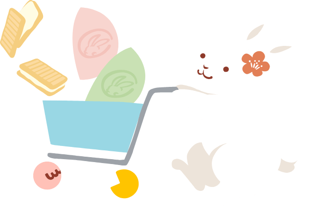 カートうさぎ