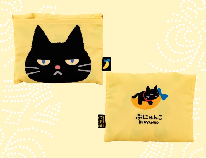 東京ばな奈ぶにゃんこ エコバッグ 1個: パクとモグ | HANEDA Shopping