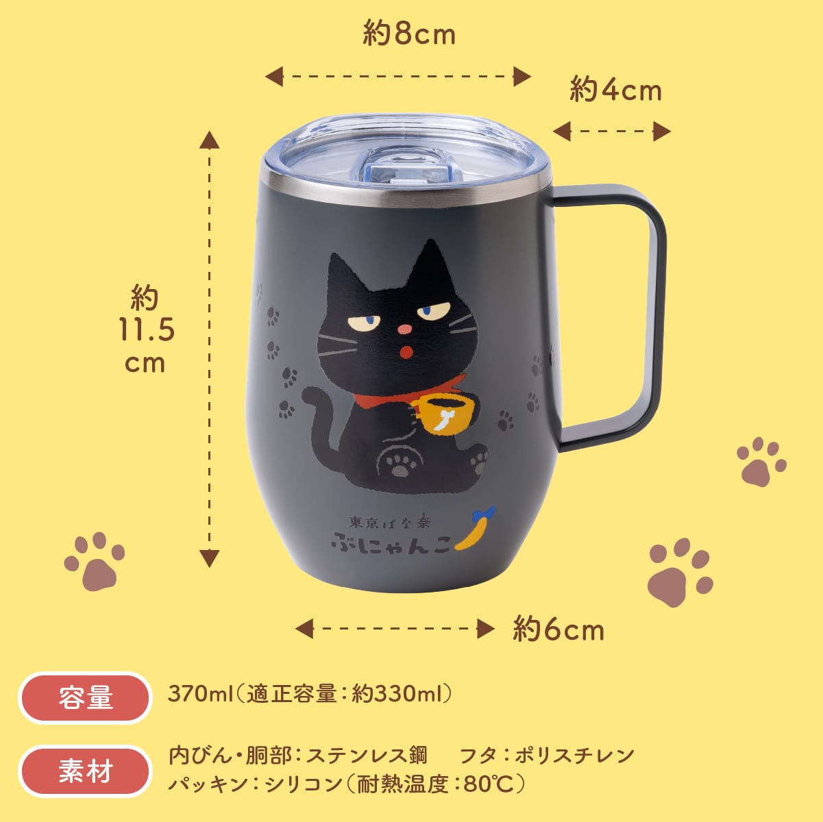 ぶにゃんこマスコットサイズ