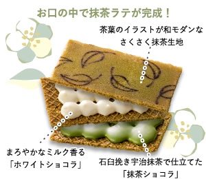抹茶のショコラテサンド