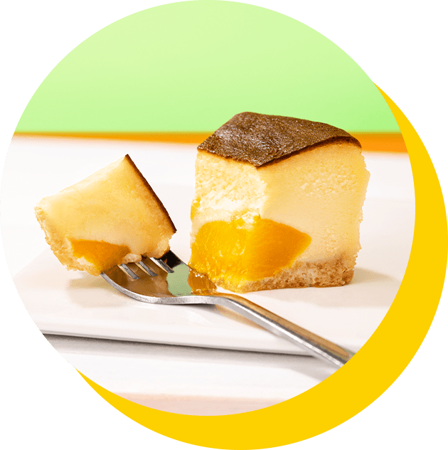 冷凍のまま食べられるマイキャプテンチーズケーキ トロピカルマンゴー