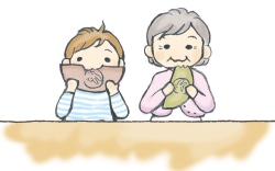 食べざかりのお子さまのおやつにもぴったりの食べ応えです。