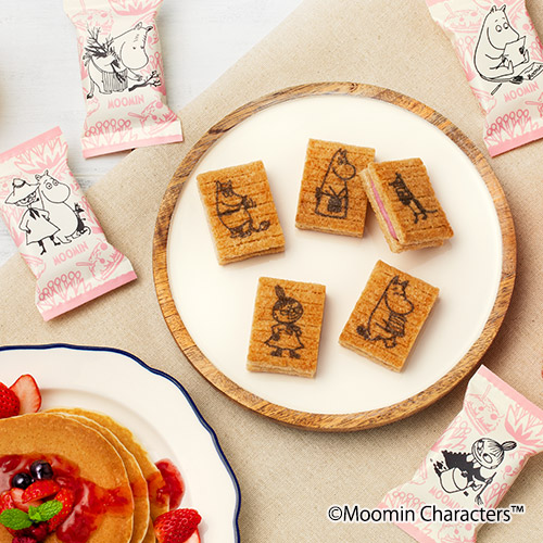 ムーミン シュガーバターサンドの木 メープルベリーのパンケーキ風 24個入 シュガーバターの木お取り寄せスイーツ 通販 パクとモグ グレープストーン公式オンラインショップ